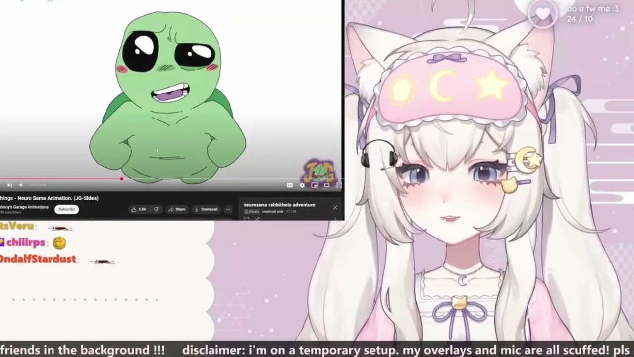 cweamcat Reacts To More Neuro Clips And Animation