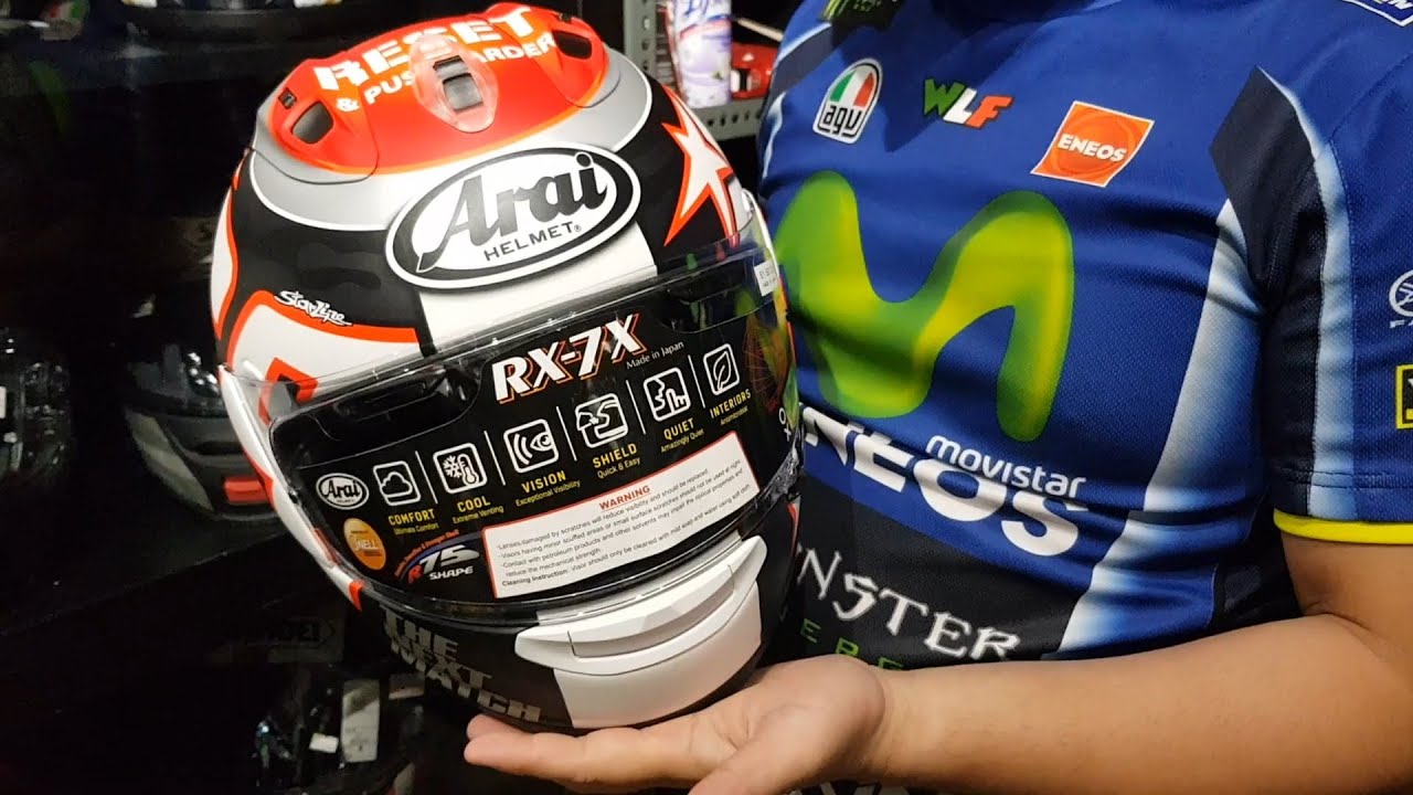 Unboxing Arai RX-7X Hayden Reset 2022