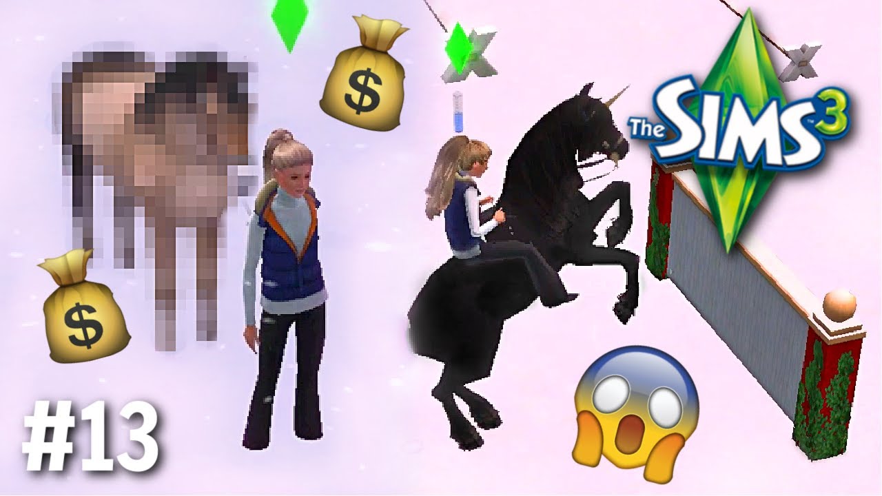 Veulen VERKOPEN en wedstrijd met unicorn gaat fout! | Sims 3 #13