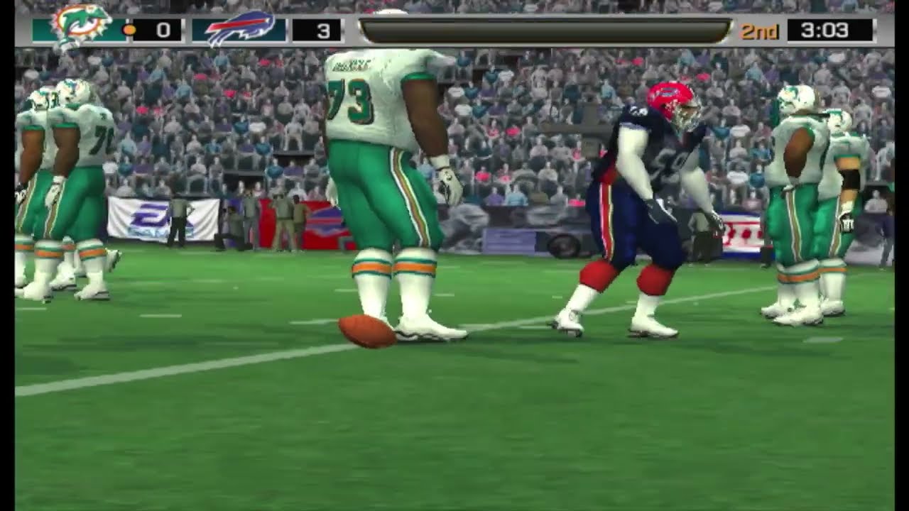 Madden NFL 06 (PS2) «Долфинс» против «Биллс» (в гостях у «Баффало»)