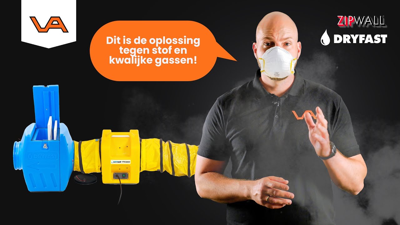 Ultieme Stofbeheersing: Dryfast Stofafzuiging en Zipwall Stofscherm  | Visser Assen
