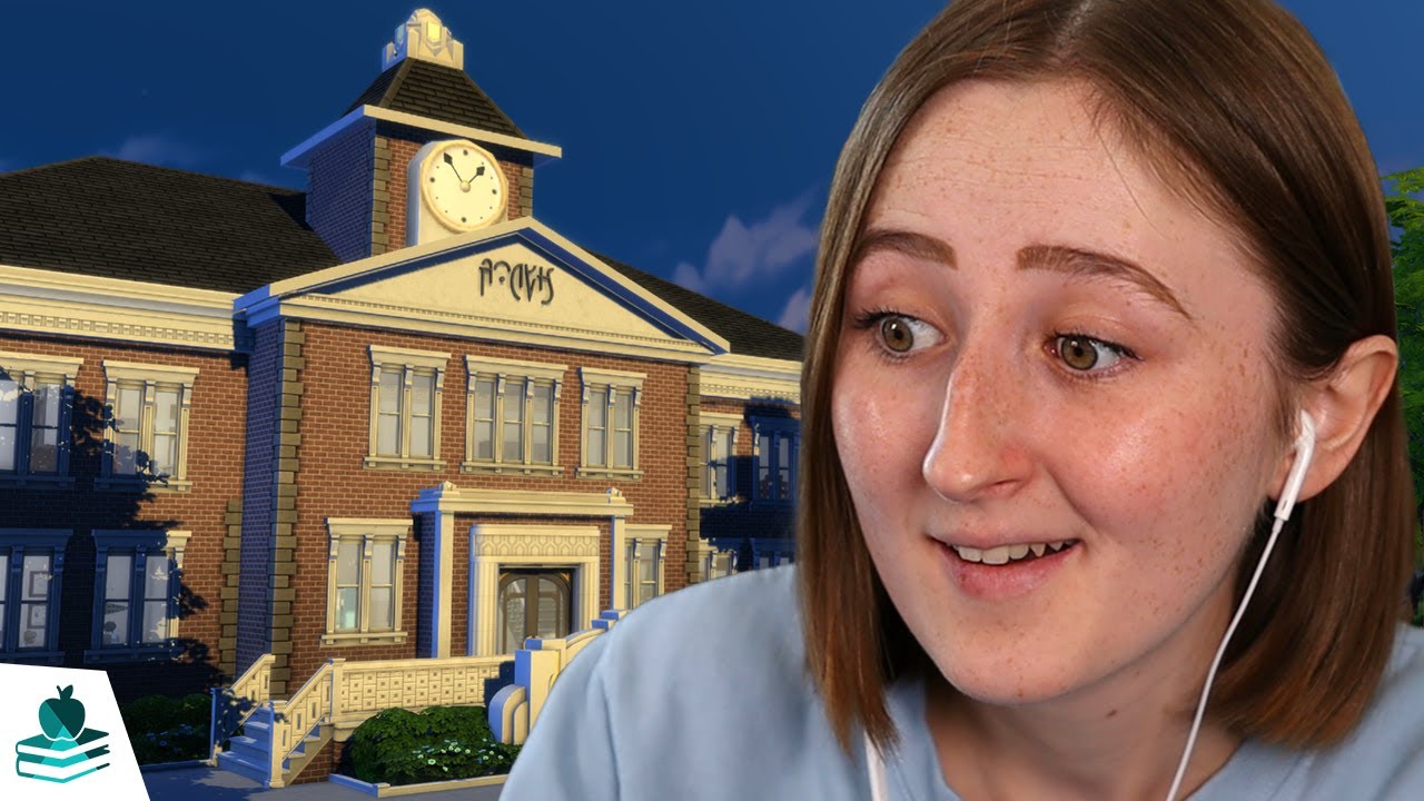 Building a HIGH SCHOOL in The Sims 4