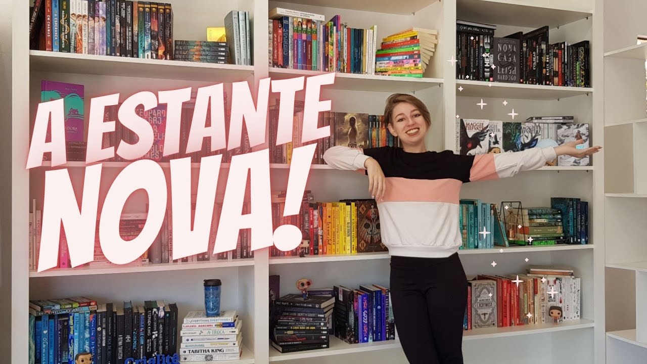 ORGANIZANDO A MINHA ESTANTE DE LIVROS NOVA! ✨