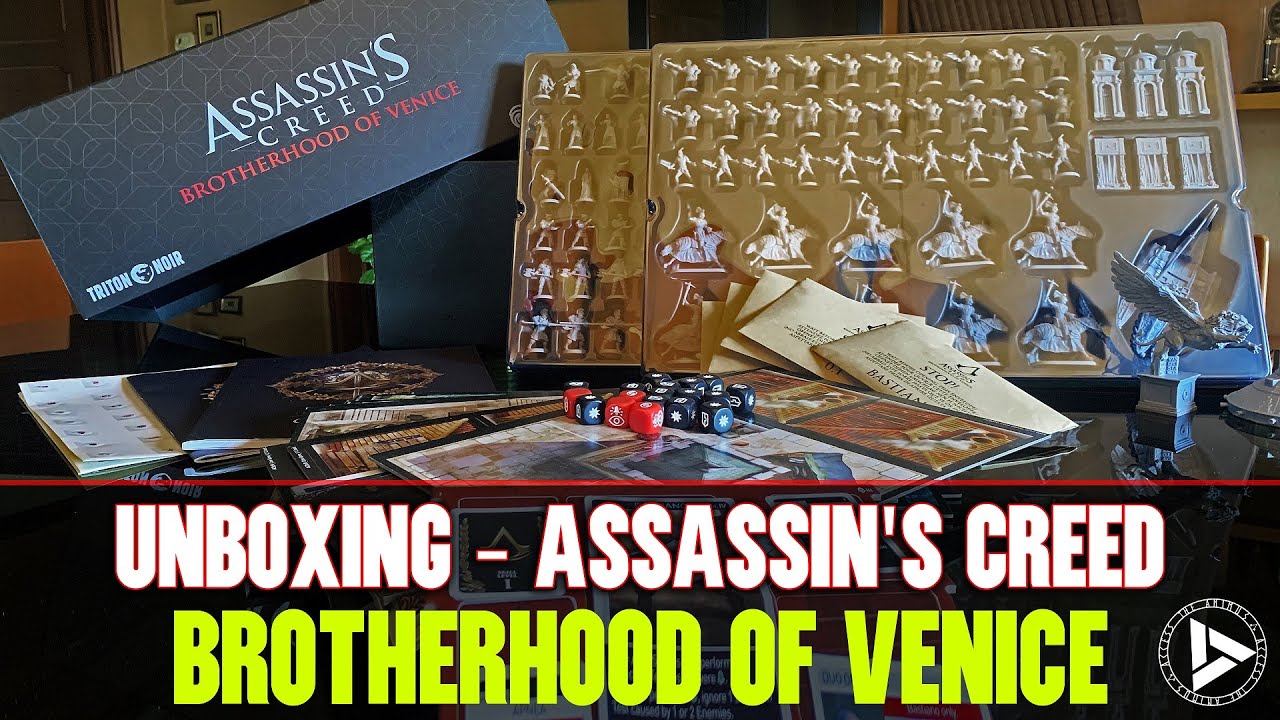Assassin's Creed - Brotherhood of Venice Board Game [Unboxing]