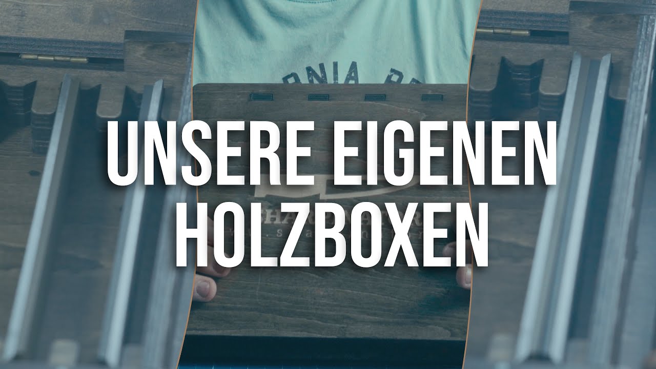 Unsere eigenen Holzboxen sind da! | Sharpinator.de