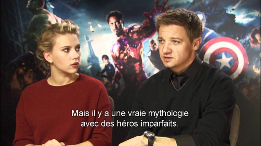 Interview exclusive de Scarlett Johansson et Jeremy Rener - Avengers - Orange