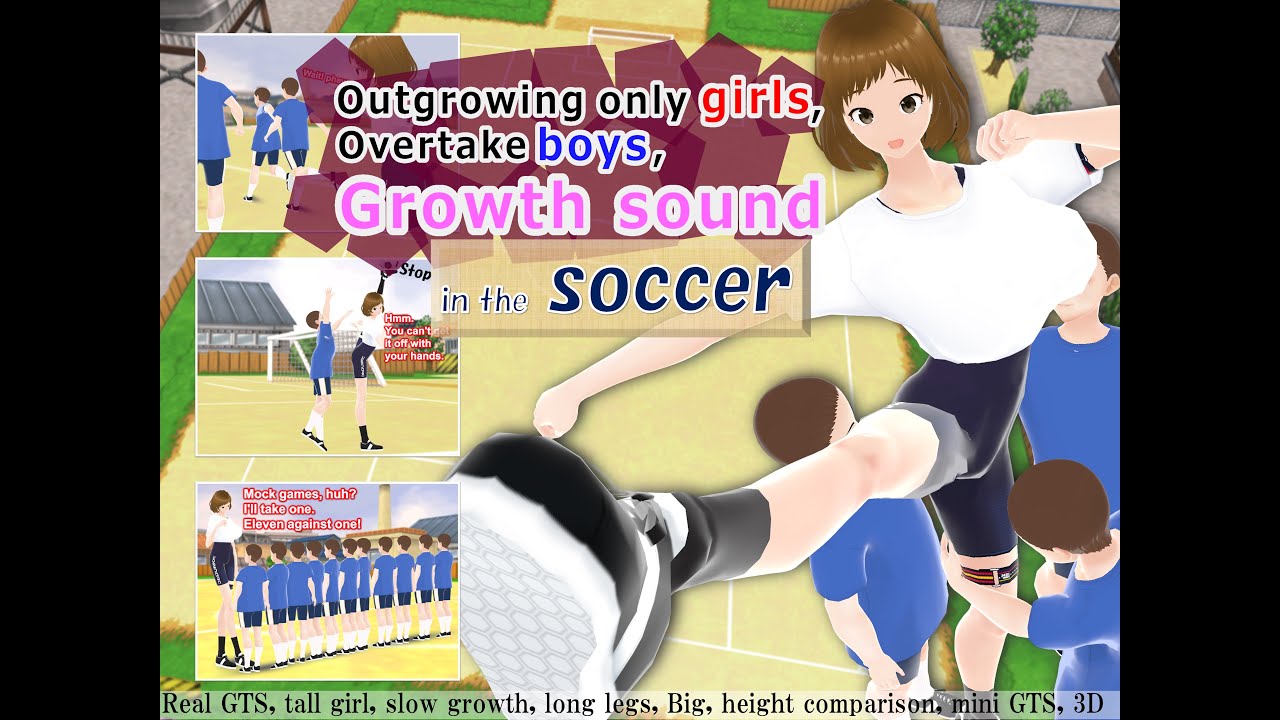 Outgrowing only girls, Overtake boys, Growth sound in the soccer club(preview)
