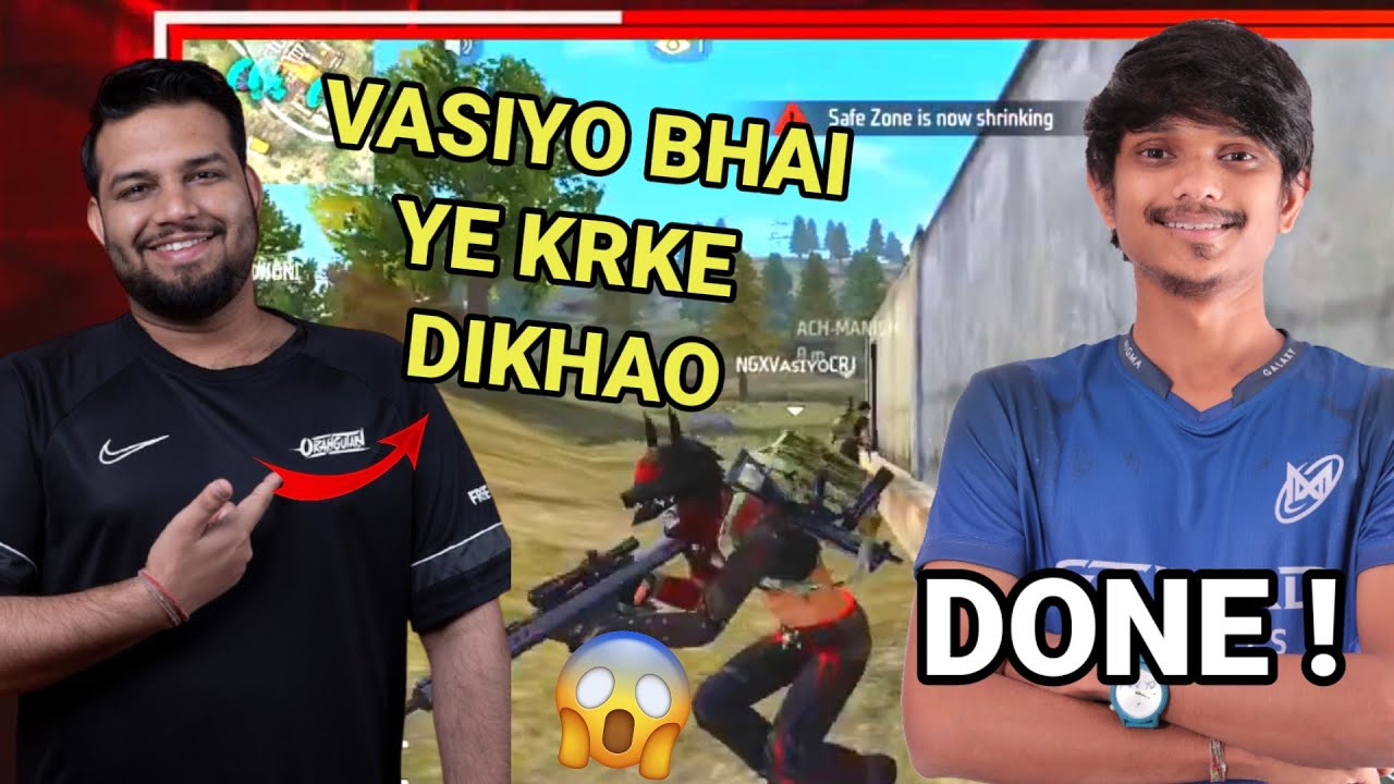 @JONTYGAMING CHALLENGE @vasiyocrj7 🔥😳