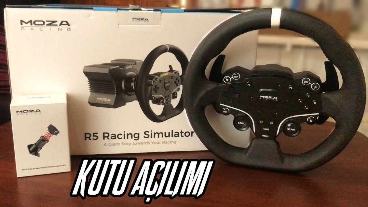 MOZA R5 + SR-P Lite Fren Pedal Kiti - Kutu Açılımı, Kurulum ve İlk İzlenimler
