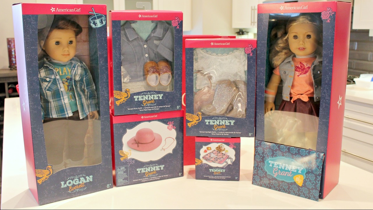 Opening American Girl Doll Tenney & Logan HUGE HAUL | BOY DOLL