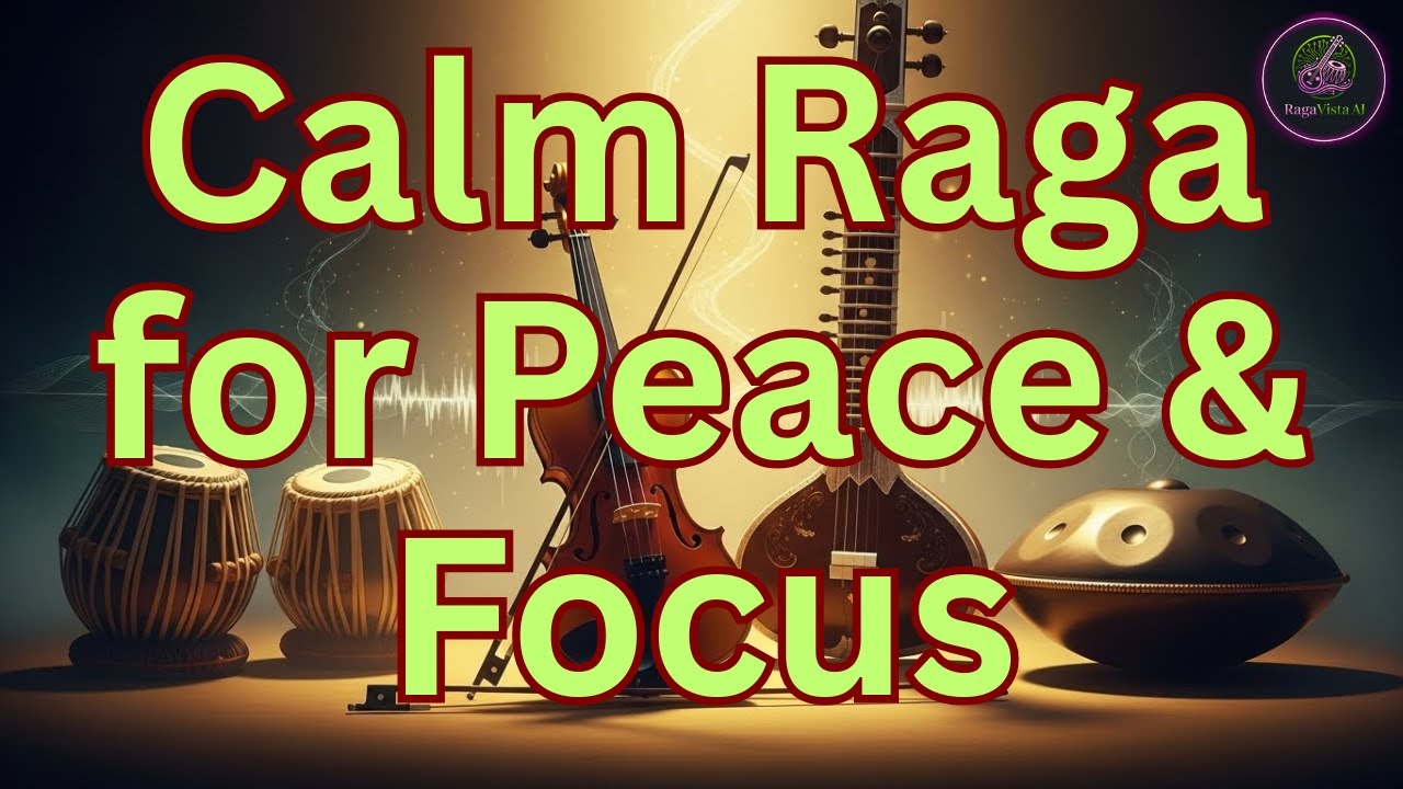 Indian Classical Instrumental Fusion | Calm Raga for Peace & Focus