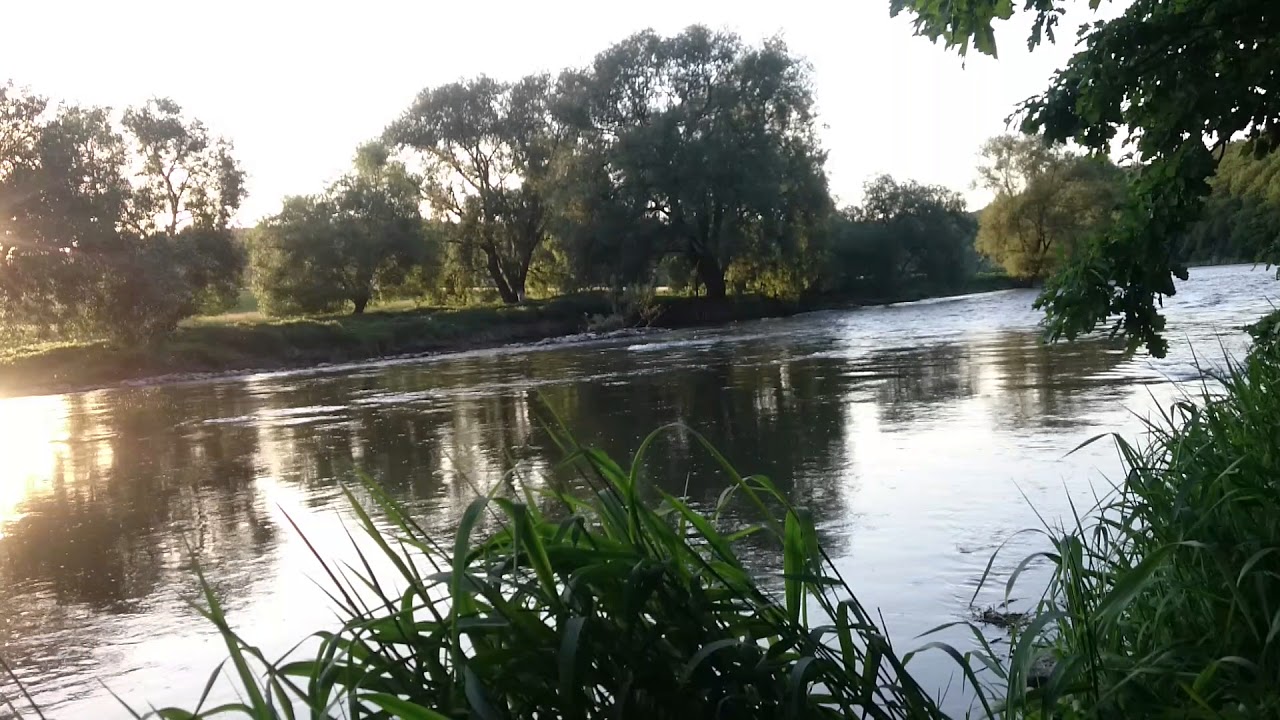Fulda river Fluss fishing camping canoeing Kanu fahren Boot