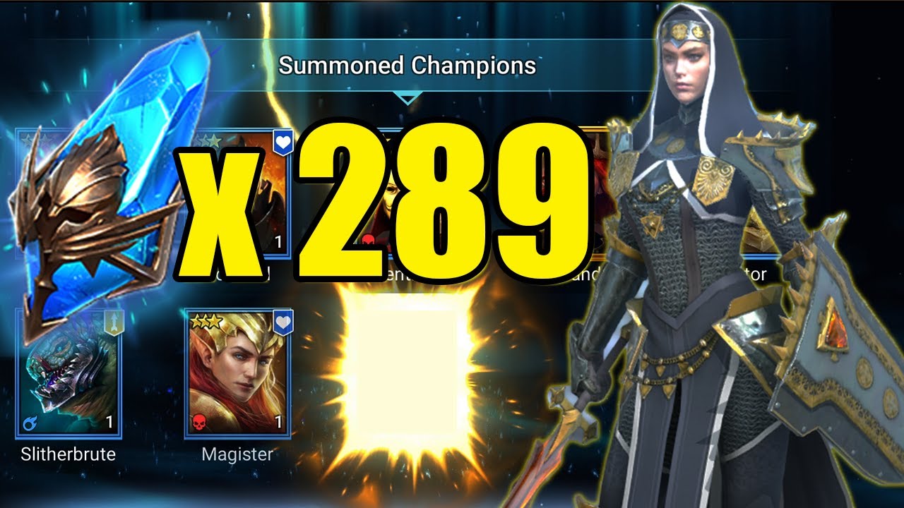 BEST LEGENDARY PULLS EVER | CRAZY SUMMONING X289 ANCIENTS | RAID SHADOW LEGENDS