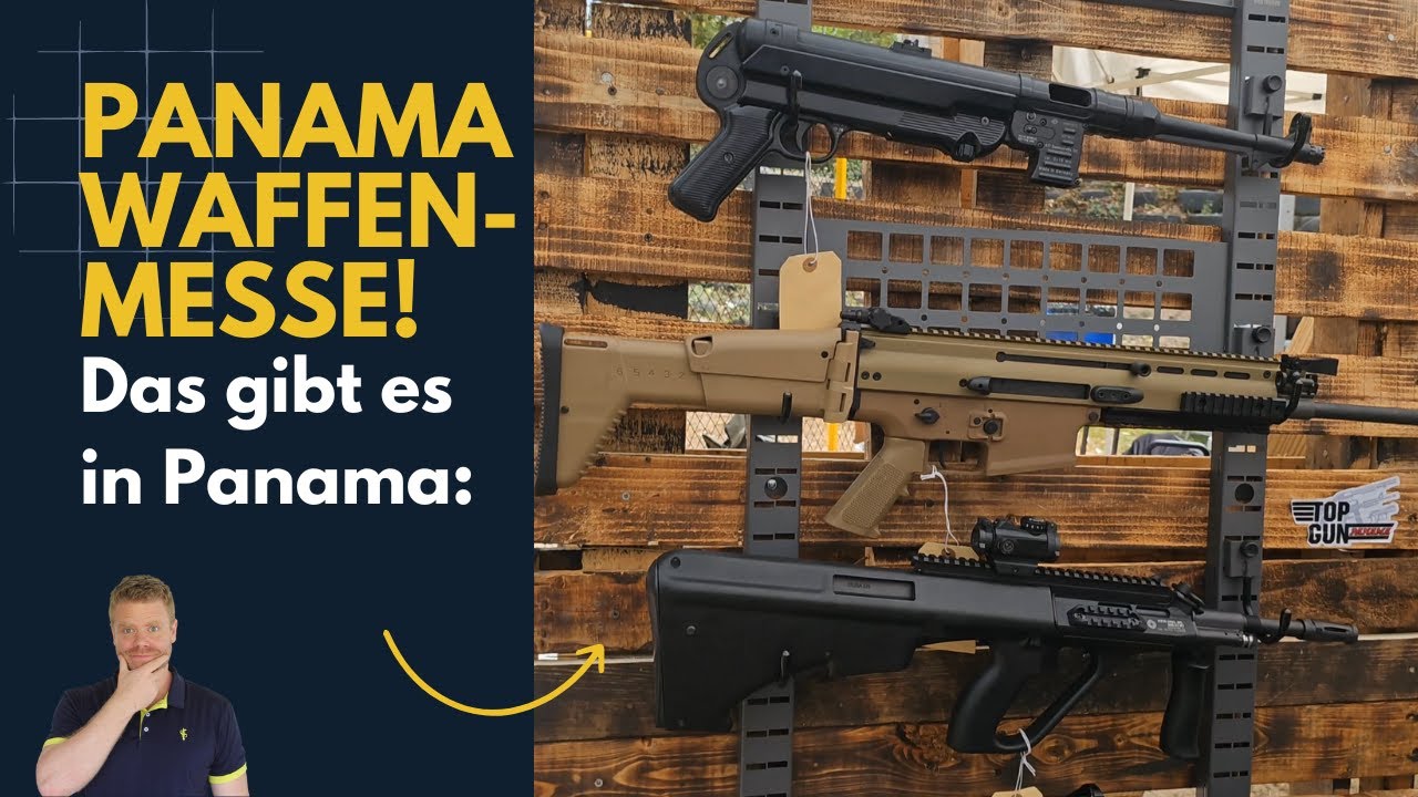Waffenmesse in Panama: Diese Schusswaffen gibt es hier zu kaufen: