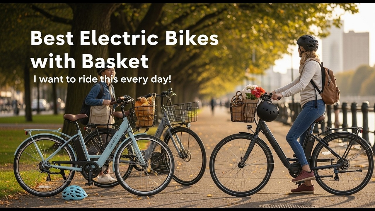 ✅ TOP 5 Best Electric Bikes with Baskets That Replace Your Second Car