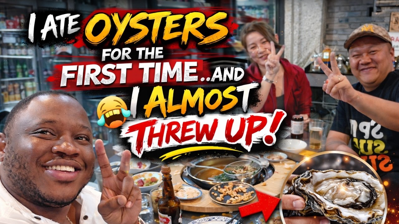 I Ate Oysters for the First Time… I Almost Threw Up! 🤢