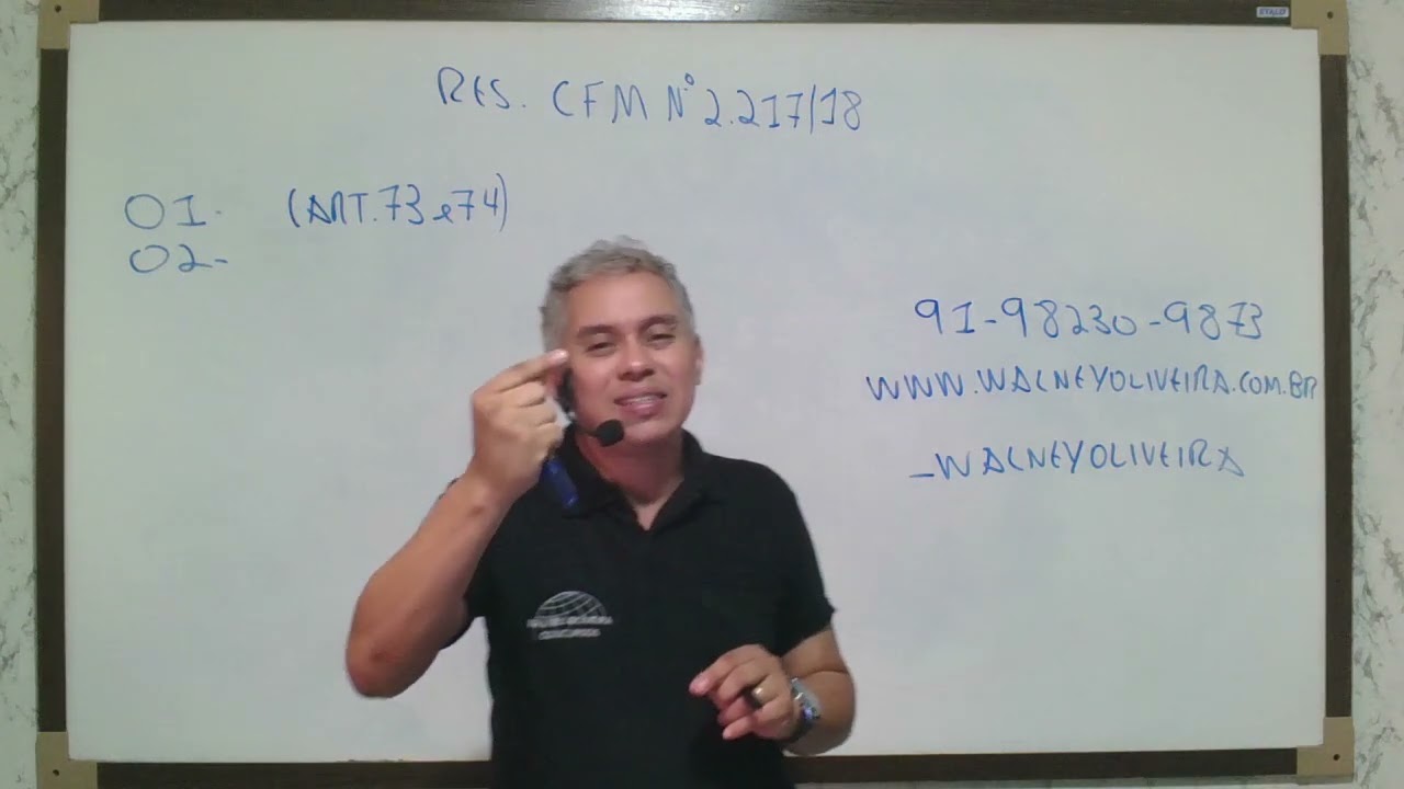 Resolução N 2217/18 CFM - Lista de Questões (Q. 01 e 02)