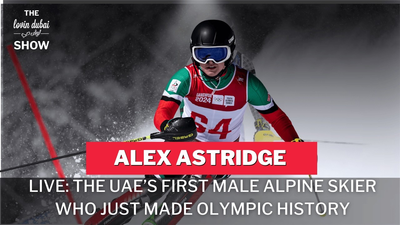 LIVE: The UAE’s First Male Alpine Skier Who Just Made Olympic History