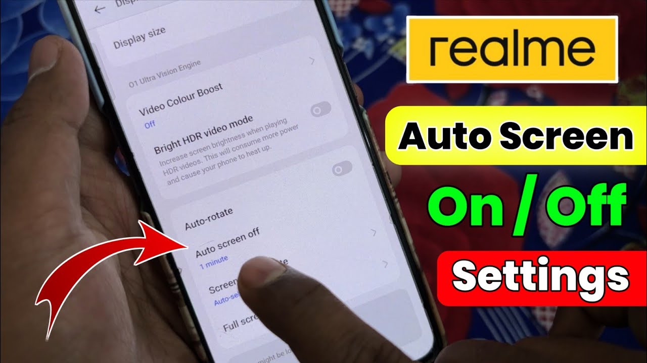 How to Turn Off Screen Timeout on an Android Phone | realme Auto Screen Off Setting Kaise Kare