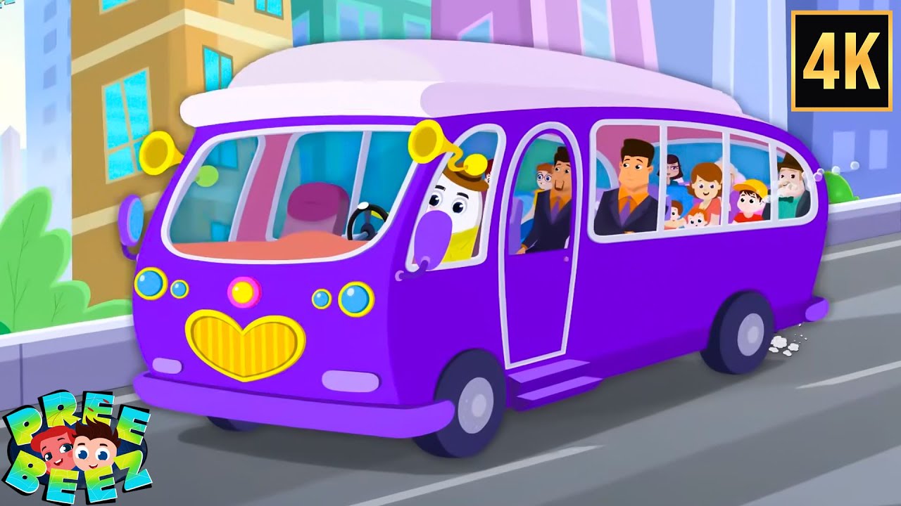 Wheels On The Bus + More Nursery Rhymes & Kids Cartoon
