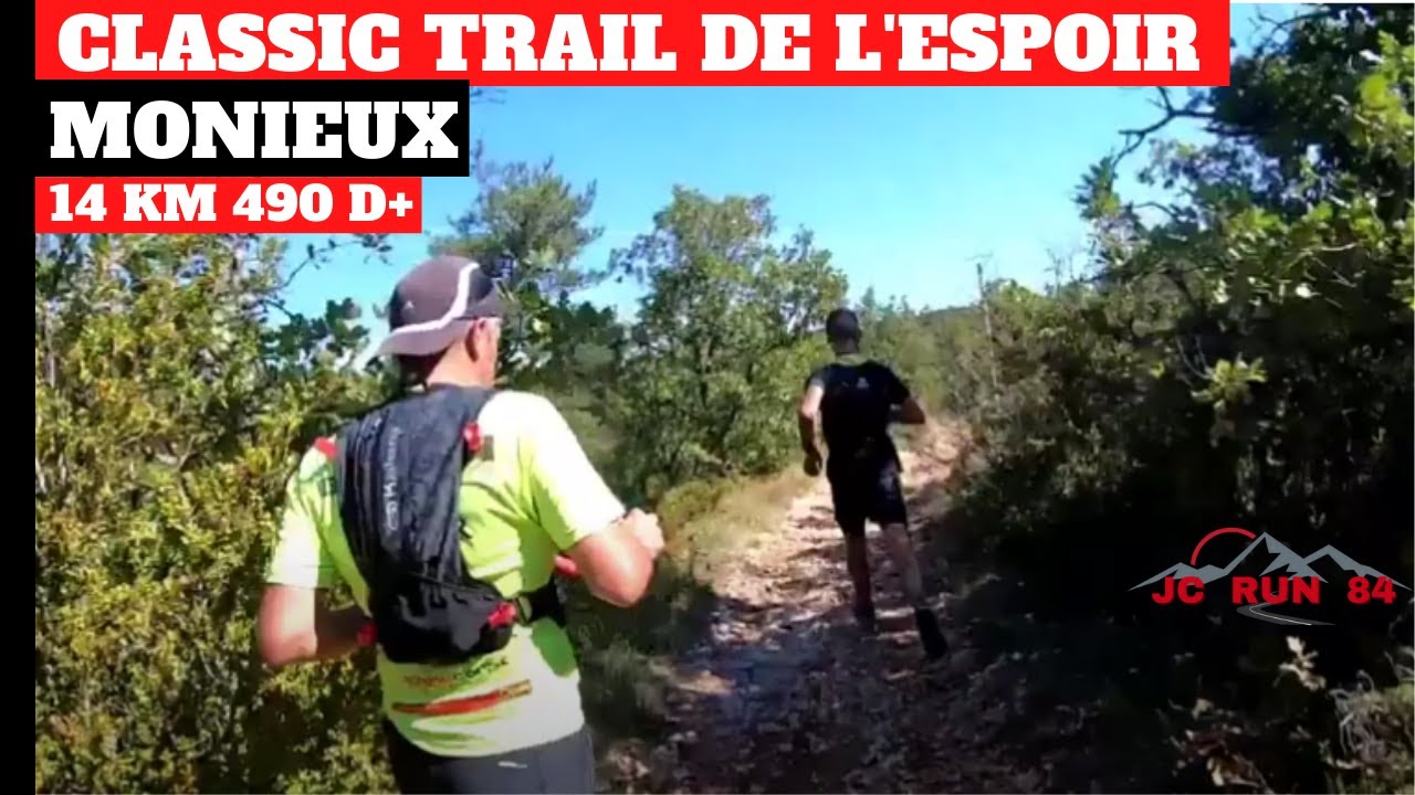 Trail de l'espoir 2020 Monieux 14 km