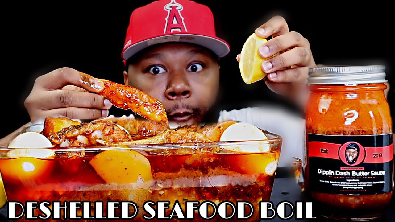 DESHELLED KING CRAB + LOBSTER SEAFOOD BOIL + DIPPIN DASH BUTTER SAUCE