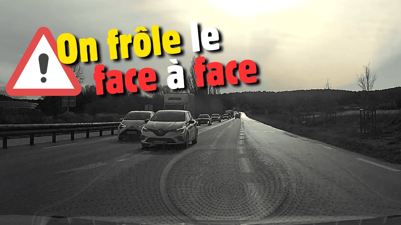 On frôle le face a face : Dashcam Aquitaine (#1) #roadrage #accident