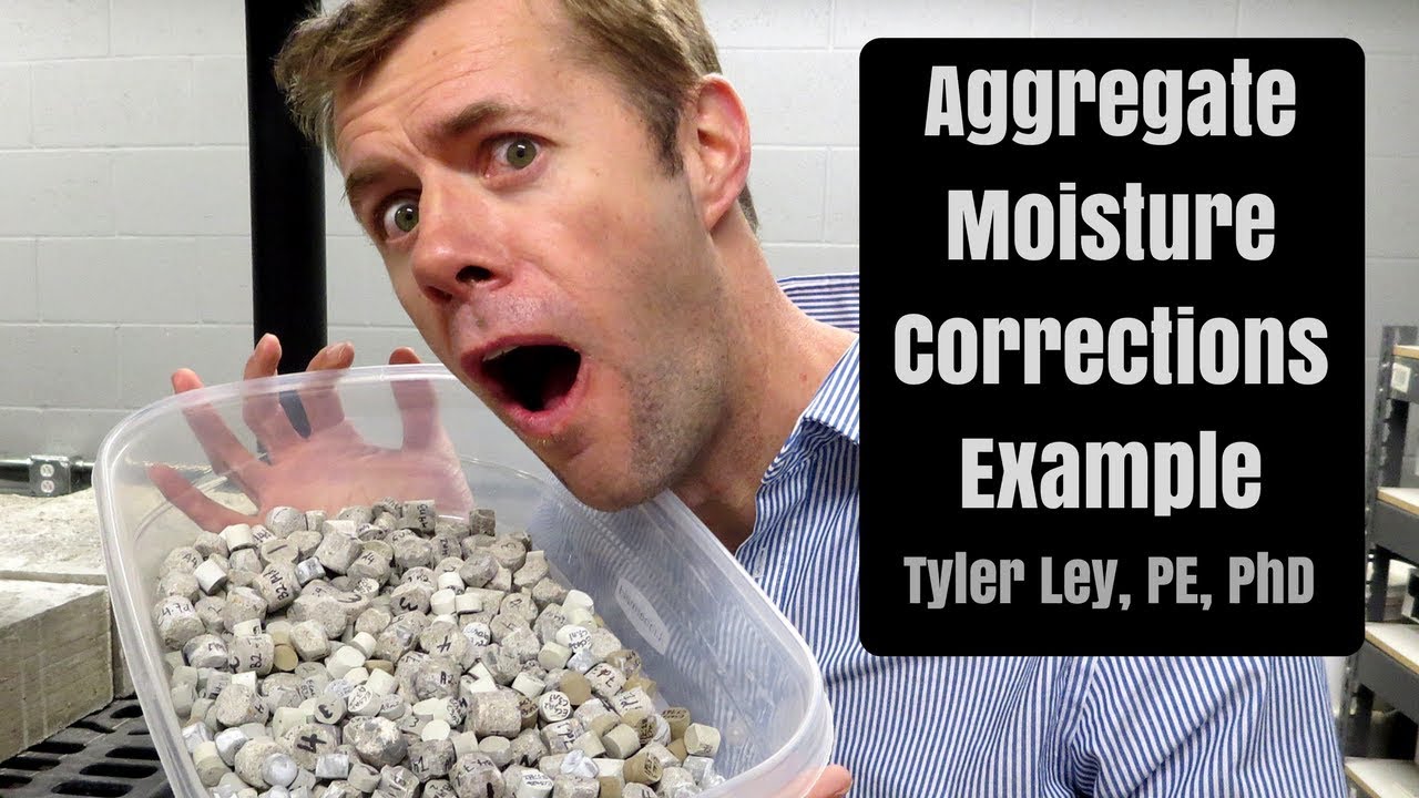 Aggregate Moisture Corrections Pt2 - Example (with Excel Sheet)