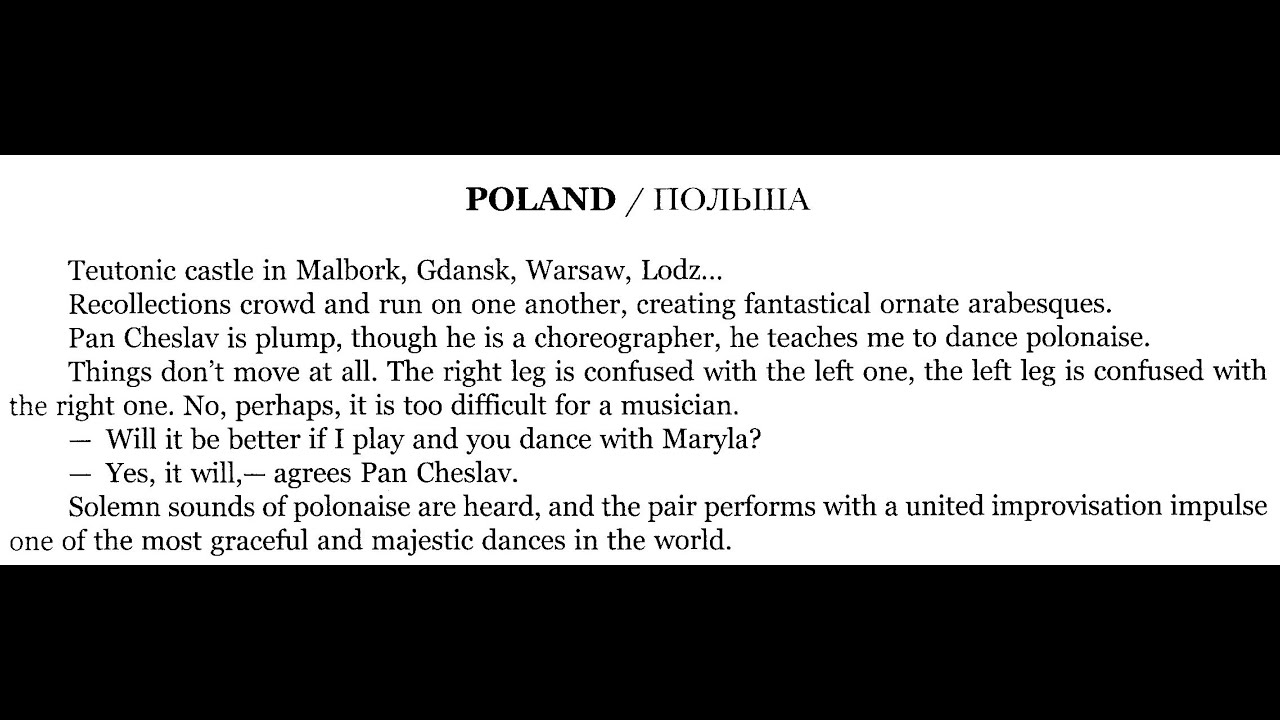 Vladimir Korovitsyn - Musical Journey round West European Countries (Narrated Score Video)