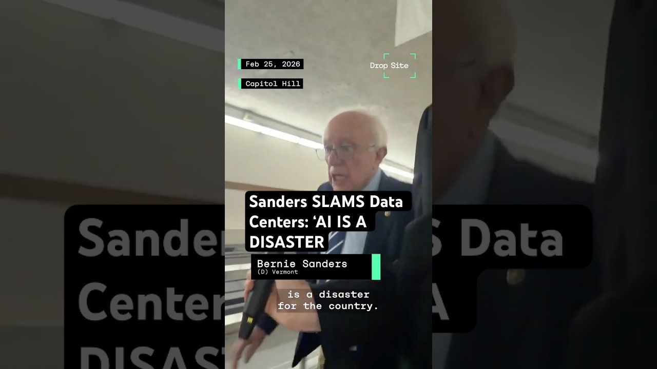 Sanders SLAMS Data Centers: &lsquo;AI IS A DISASTER&rsquo;