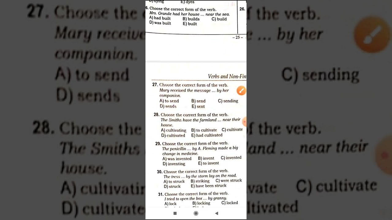 Toplu ll hissə - Gerunds , Participles ( l , ll) , Passive Causatives 1-199 izahı