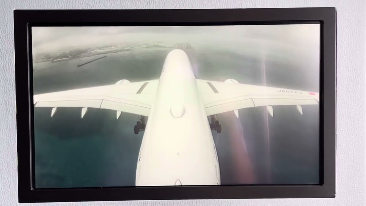 A350-941 JA07XJ Landing@OKA/ROAH Tail view