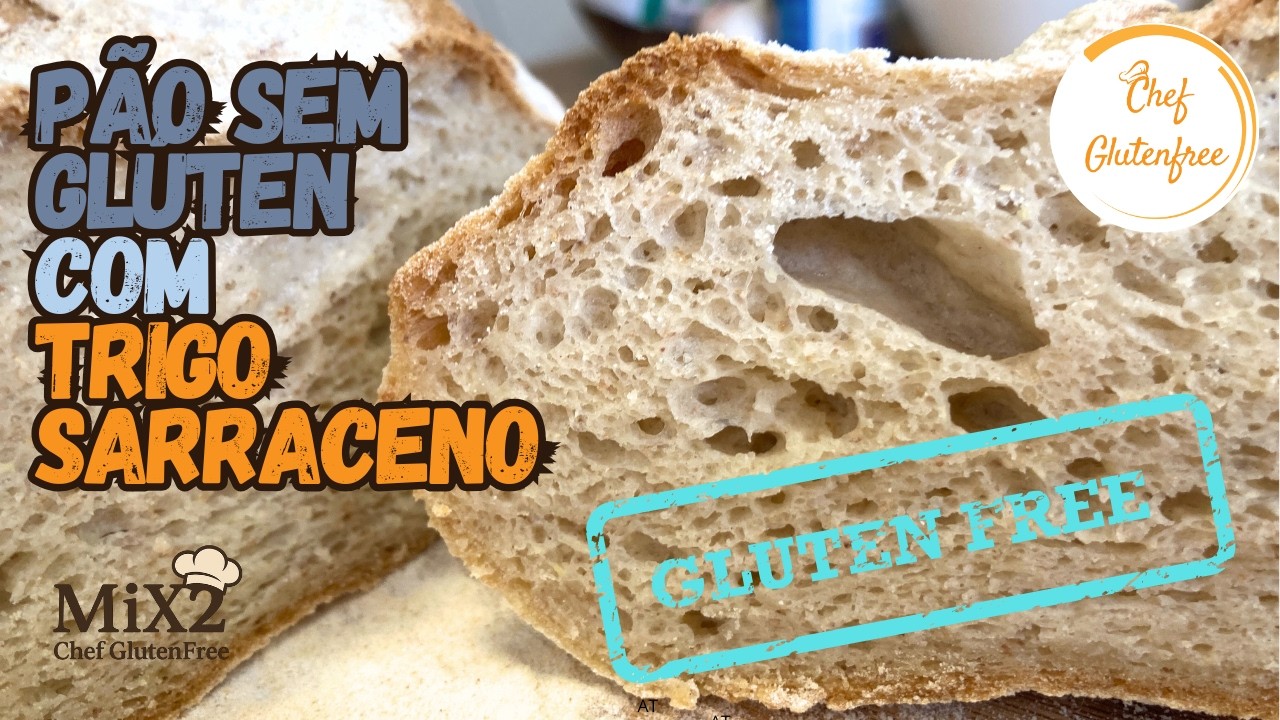 PÃO SEM GLÚTEN COM TRIGO SARRACENO | Sem Glúten #pãosemgluten #pãofácil #pãofofinho
