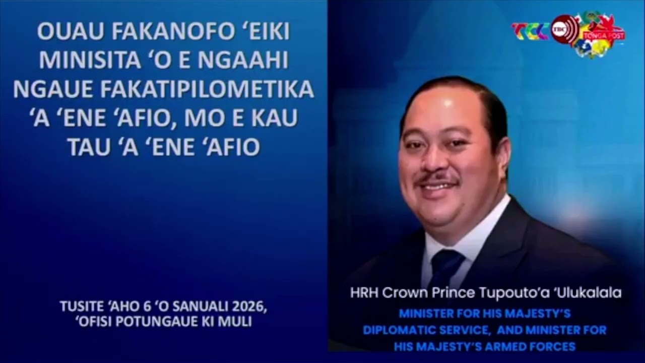 🇹🇴 Ouau Fakanofo 'o e 'Eiki Minisita 'o e Kapineti 'o 'Ene 'Afio HM Tupou VI Cabinet Ministers Tonga