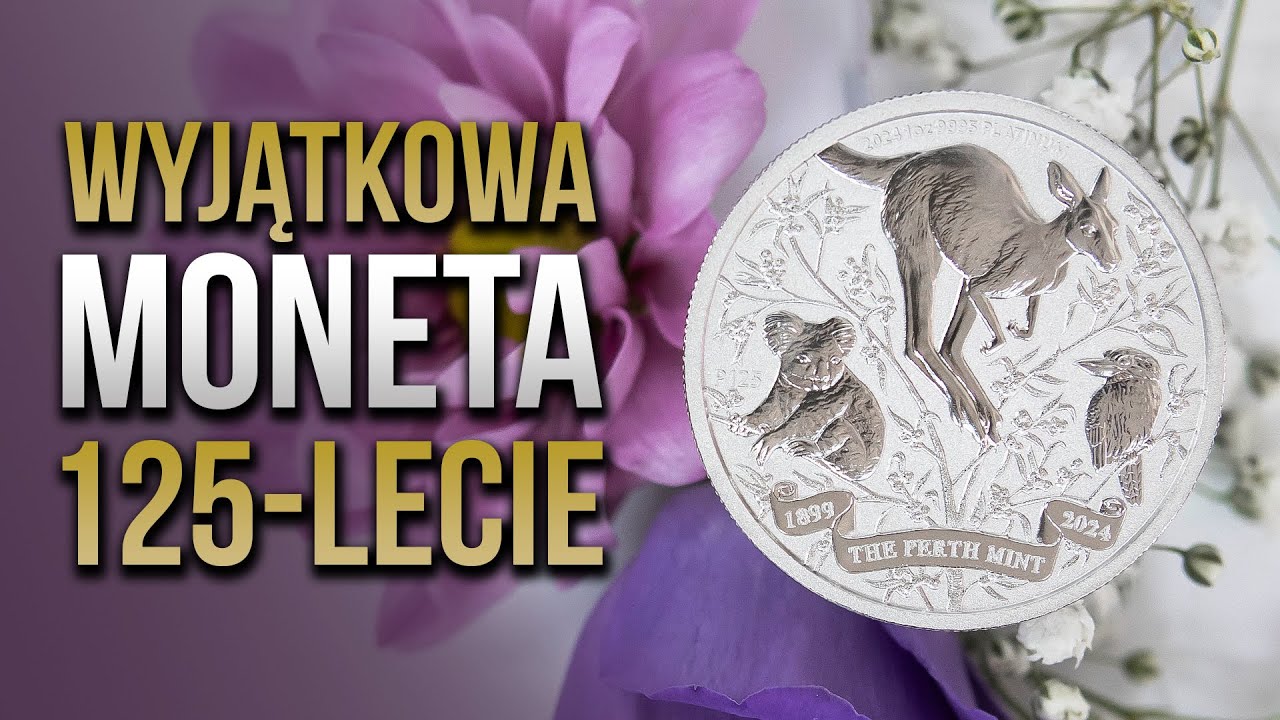 Srebrna moneta 125. rocznica Perth Mint 1 oz 🦘🐨🐦