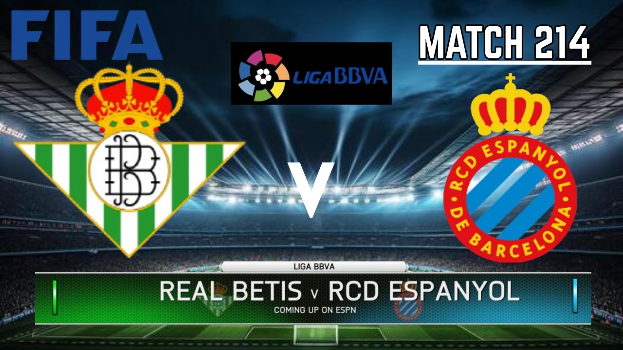 REAL BETIS VS RCD ESPANYOL - La Liga / Liga BBVA 2025-2026 | Match 214 | FIFA 14