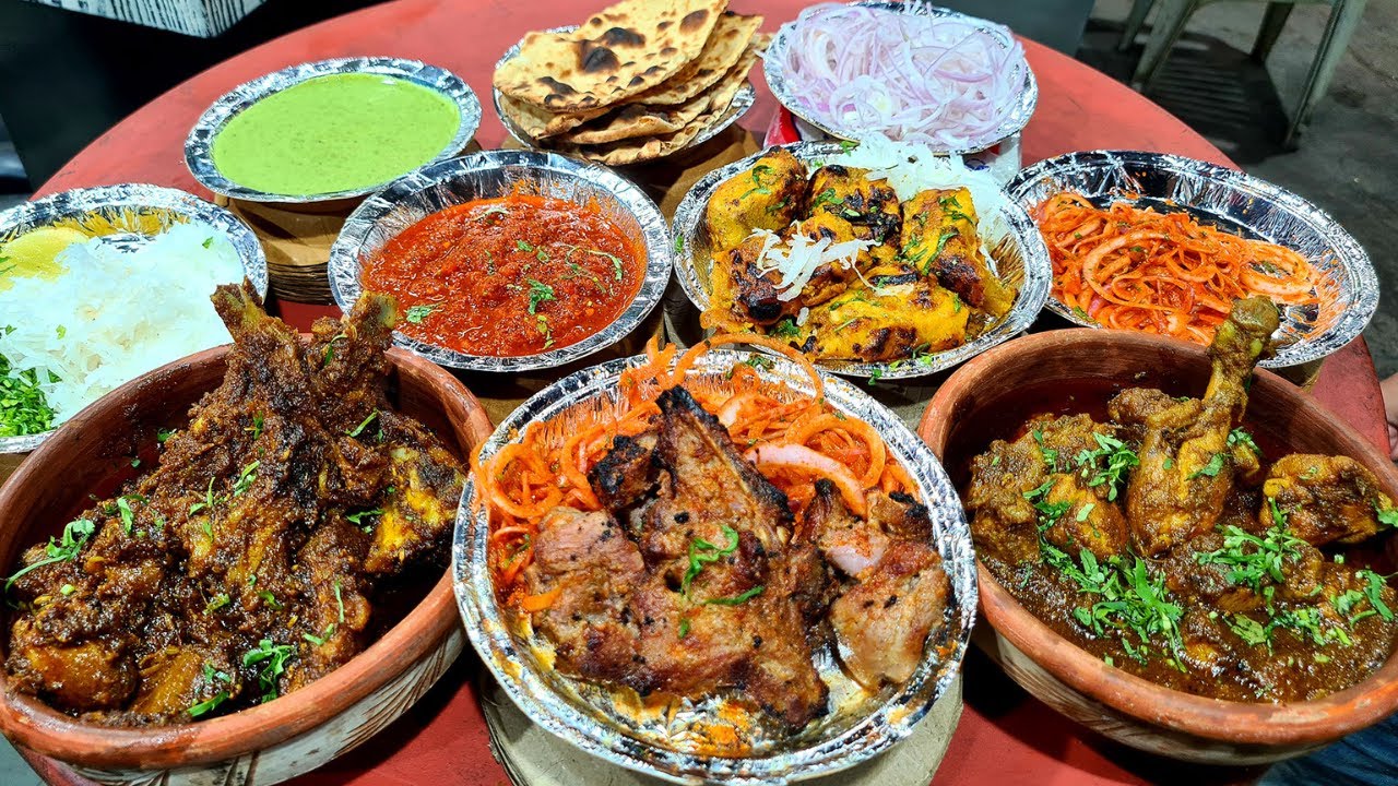 Bablu Chicken Ka CHICKEN ACHAAR AUR MEAT ACHAAR with Mutton Barrah. Indian Food