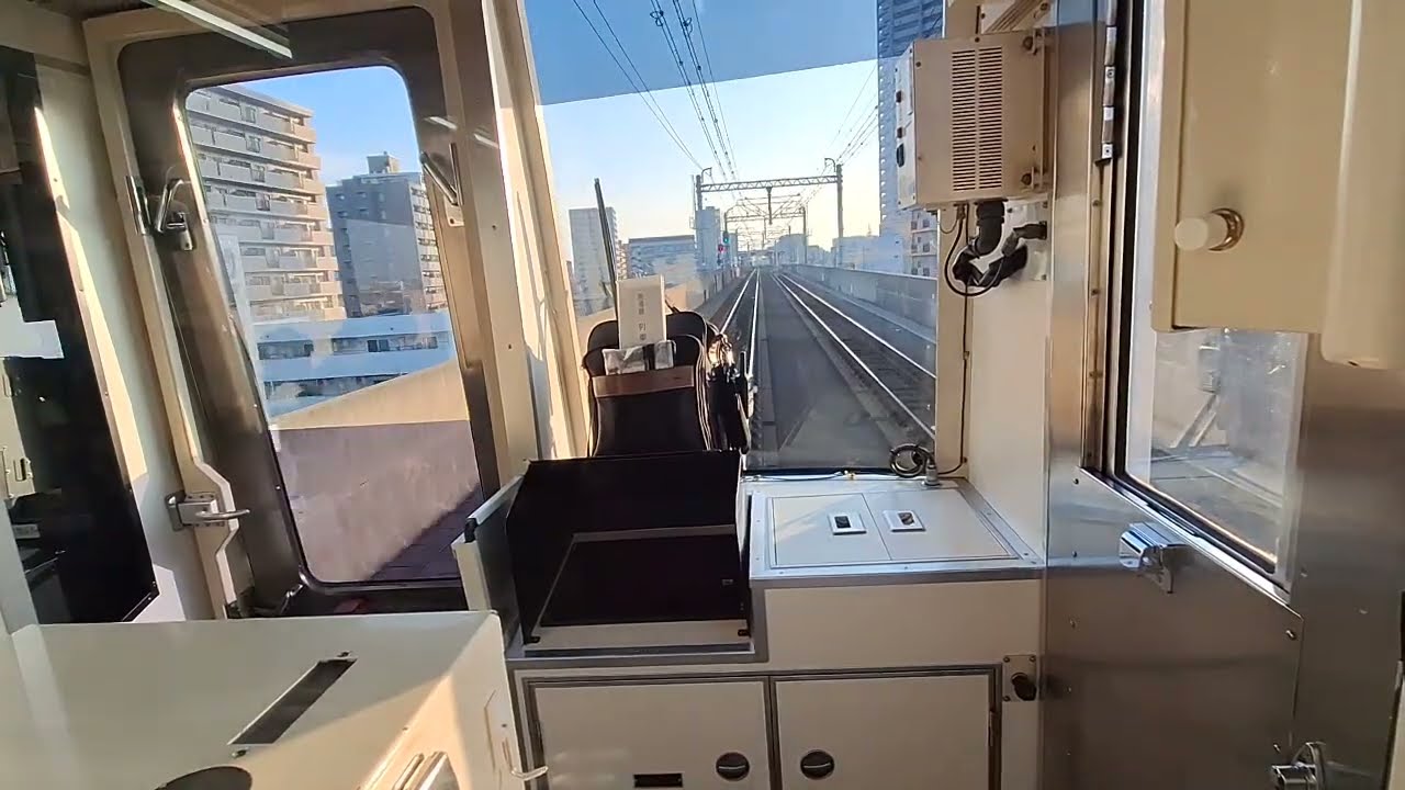 前面展望南海1000系(1007)走行音♪泉佐野駅～堺駅　区間急行運用