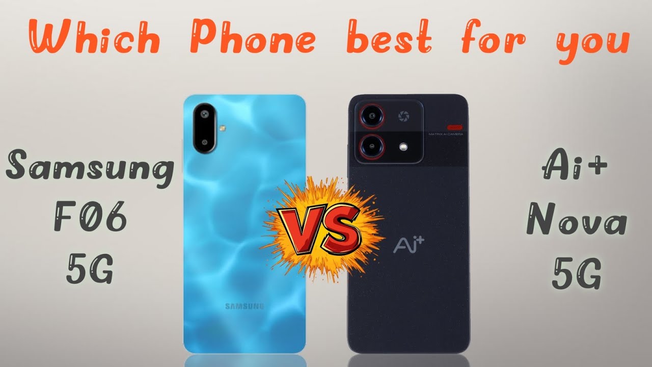 Samsung F06 5G vs Ai Nova 5G full details comparison @OGTechMixture 