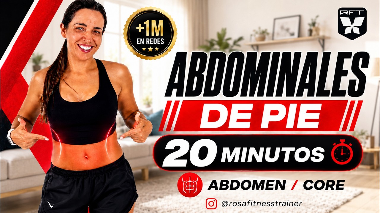Las RUTINAS de ABDOMINALES DE PIE m&aacute;s EFECTIVAS | Aplana tu abdomen &reg;