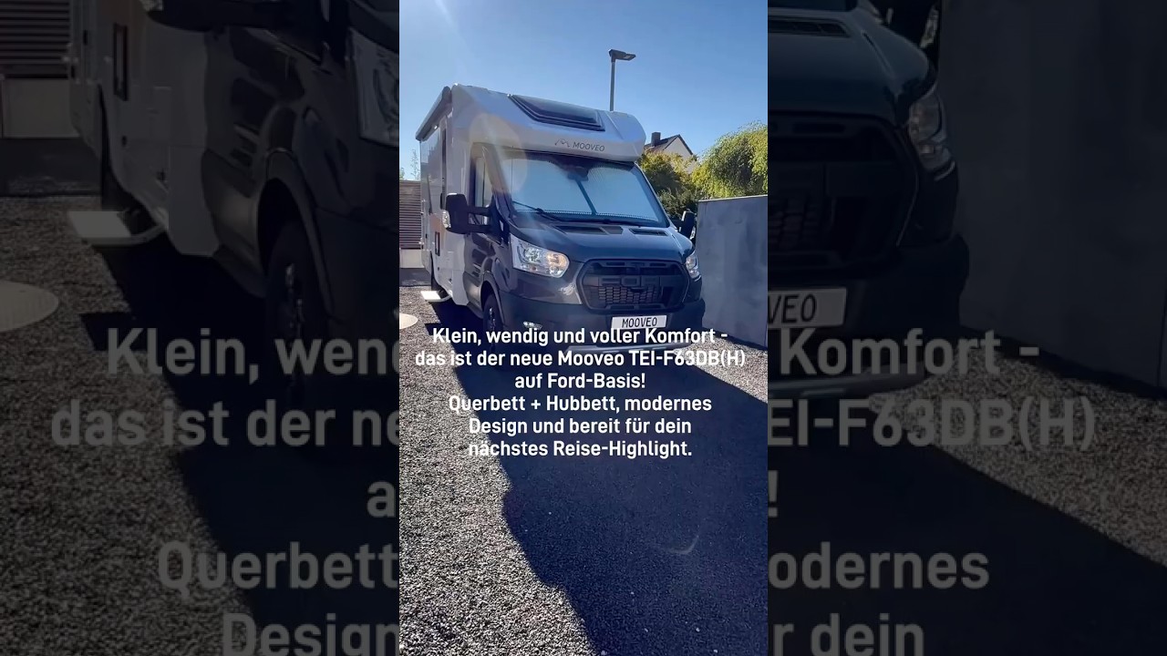 Klein, wendig und voller Komfort - das ist der neue Mooveo auf Ford Basis!Hubbett + Schwenkbad u.v.m