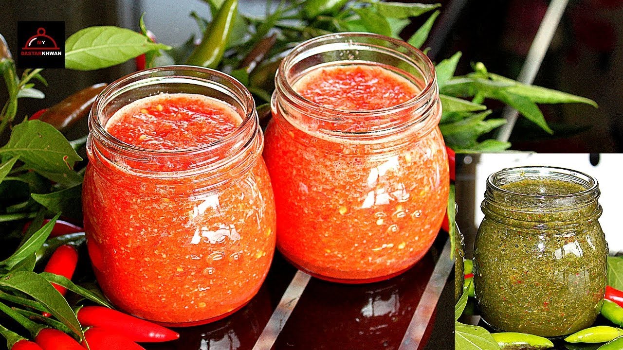 Afghani Chilli Chutney Recipe - چتنی خانگی افغانی