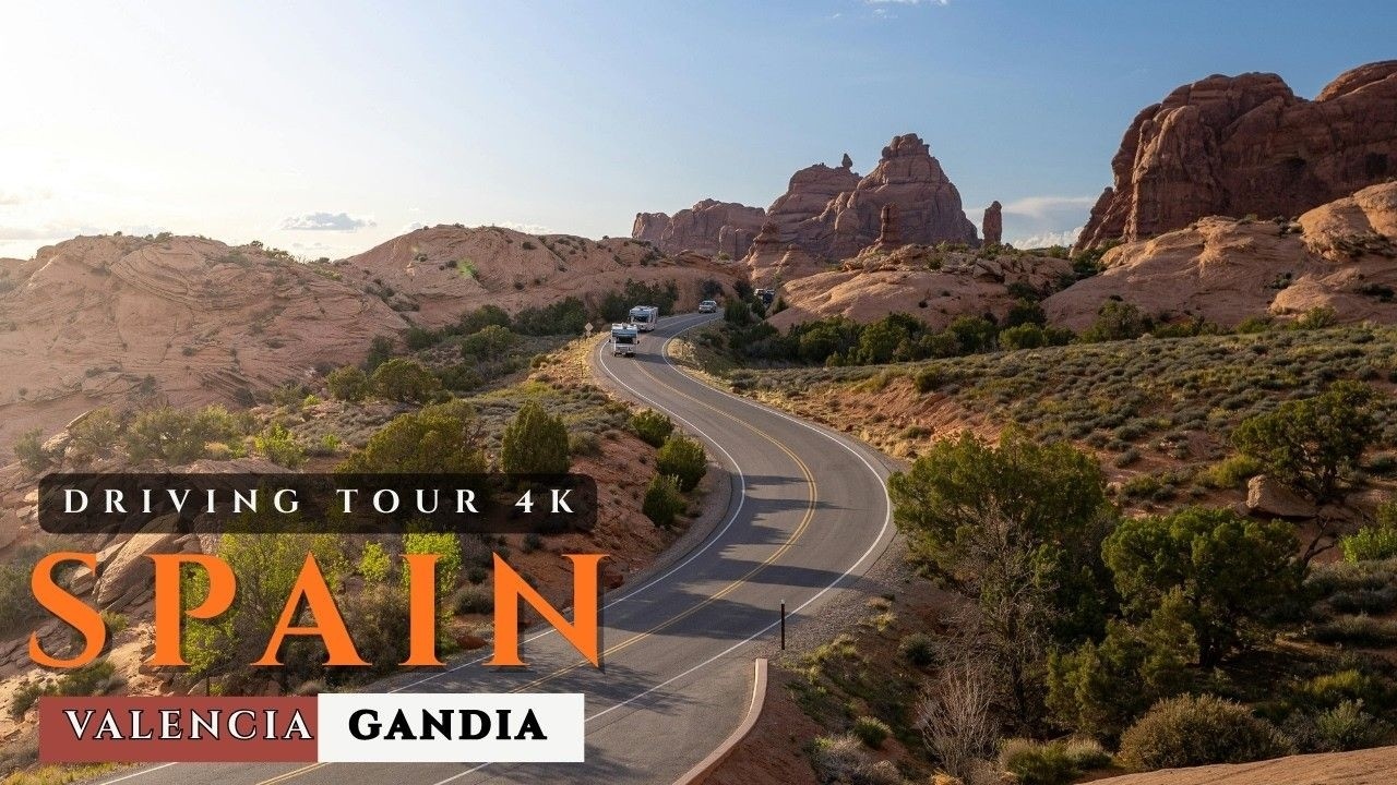 Driving Tour 4K Spain 🇪🇸 Hidden Villages in Valencia & Gandia 4K60fps