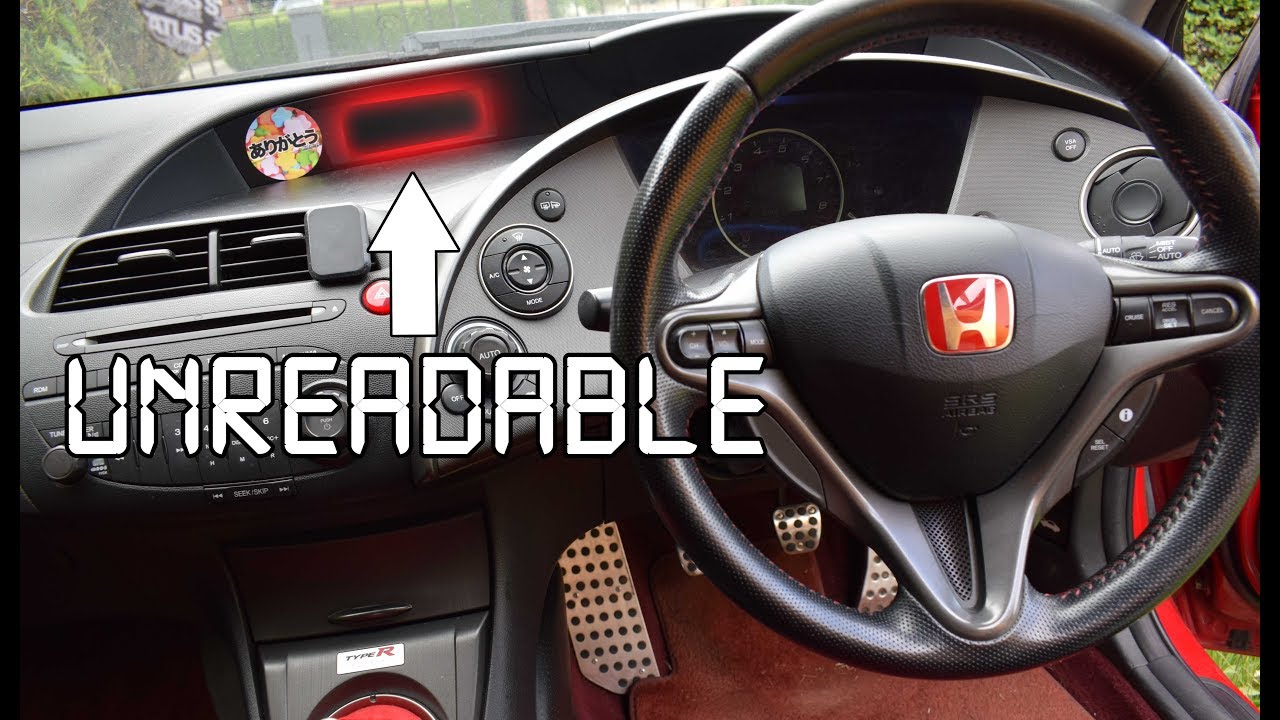 Fixing a faulty FN2 radio display (8th gen civic)