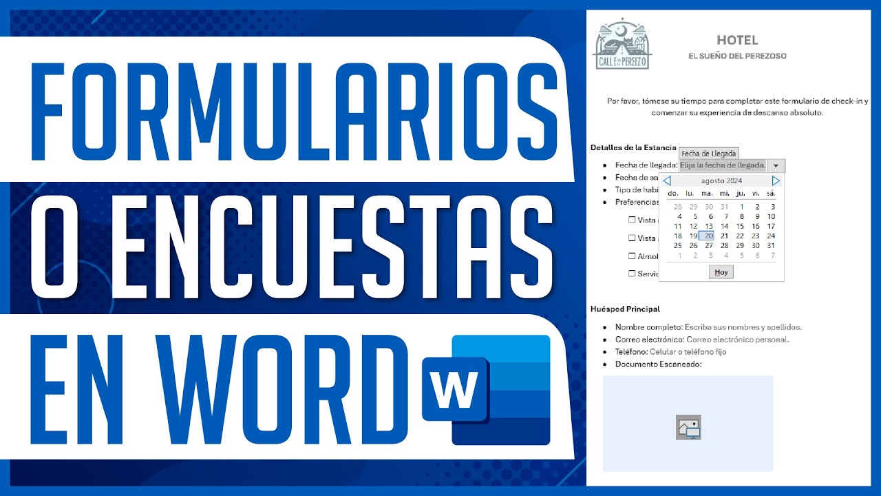 ✍🏻 Como Crear un Formulario Para Rellenar en Word (Campos Interactivos)