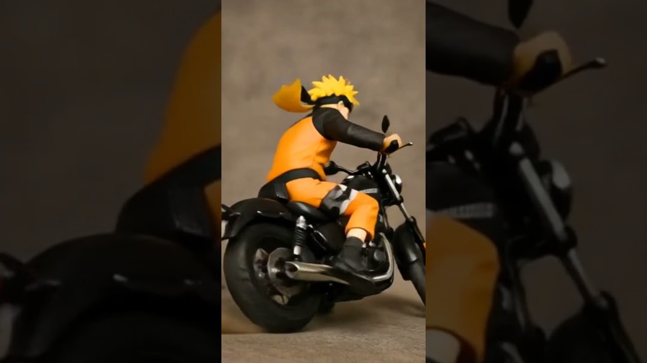 Naruto Using a Motorcycle #ai #naruto #motorcycle #shorts