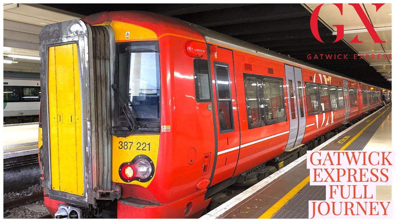 Full Journey on the Gatwick Express | London Victoria to Gatwick Airport
