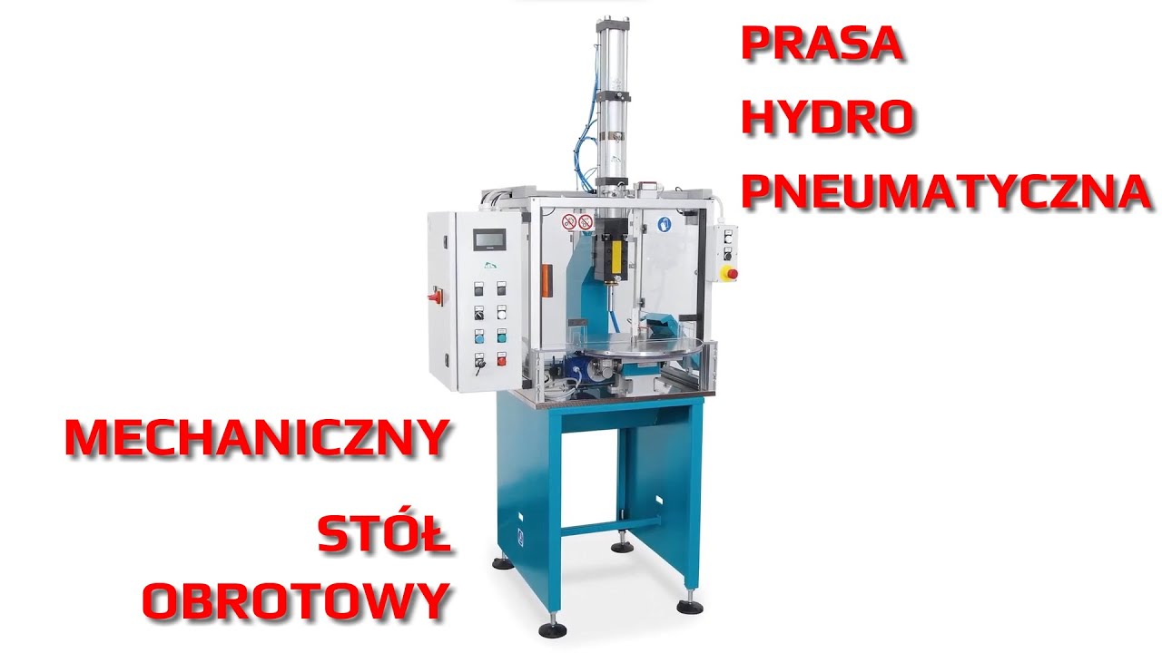 Mechaniczny stół obrotowy + prasa hydro pneumatyczna GPA
