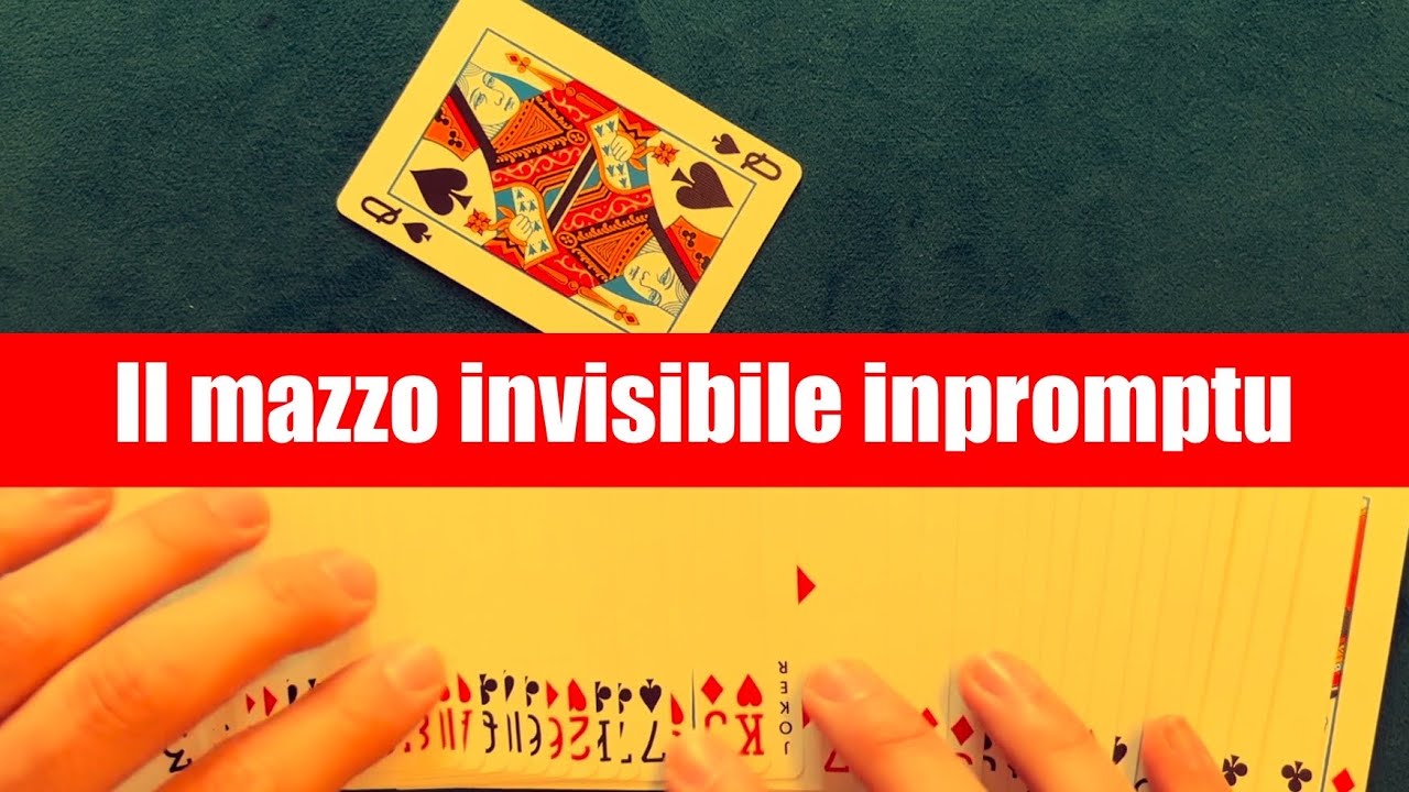 Il mazzo invisibile impromptu (performance e tutorial)