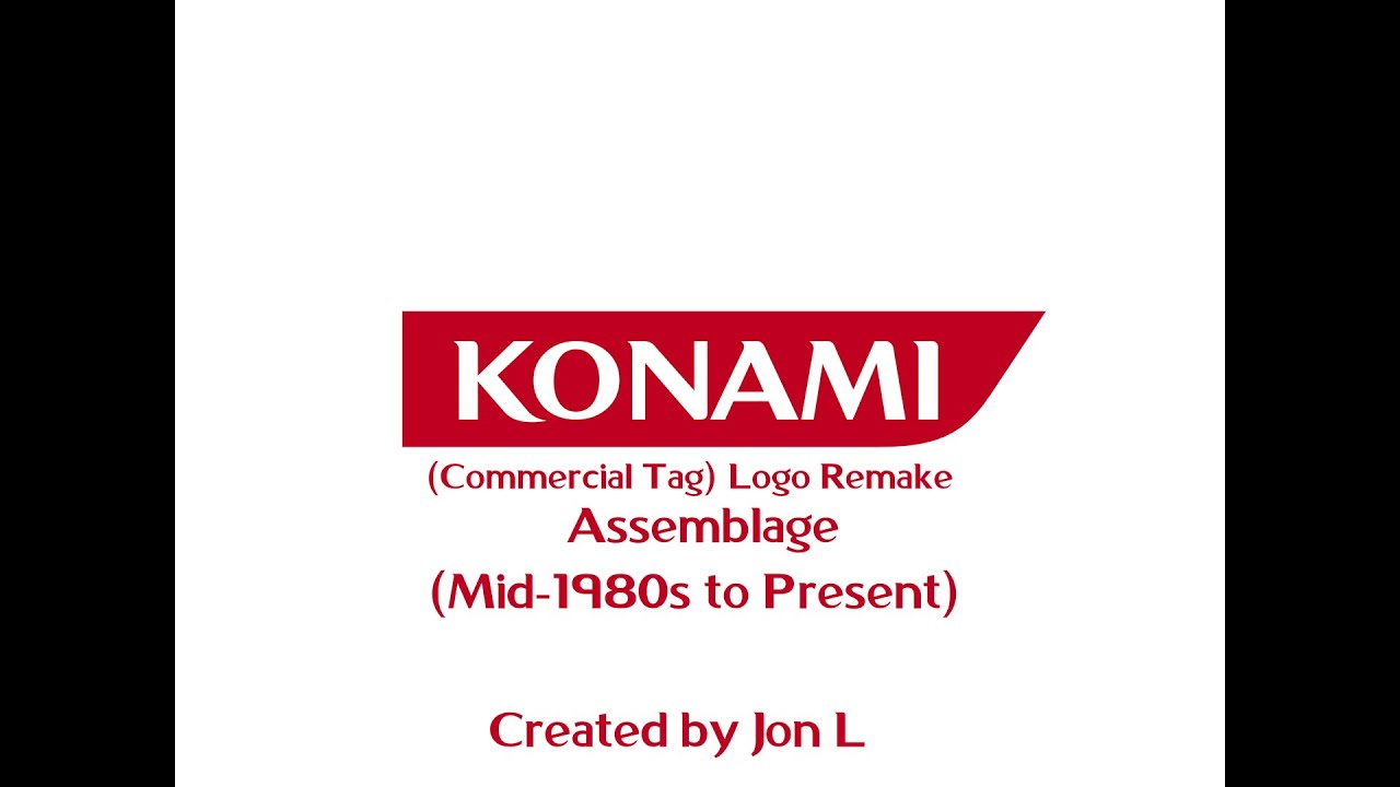 Konami (Commercial Tag) (Mid-1980s to Present) Logo Remake Assemblage